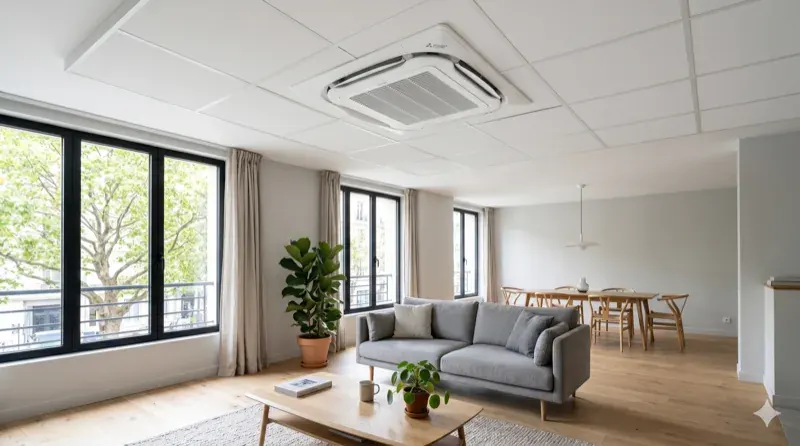 Climatisation cassette ou gainable